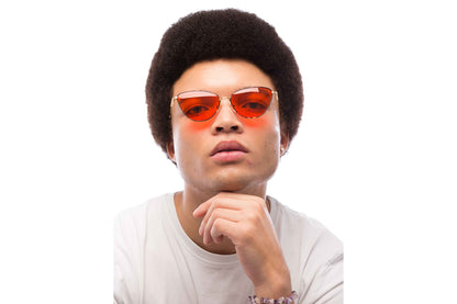 Man Wearing Raye Blue Light Blocking Glasses